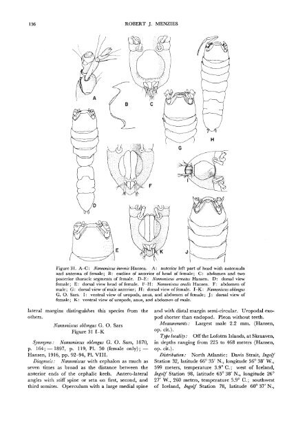 The Isopods of Abyssal Depths in the Atlantic Ocean