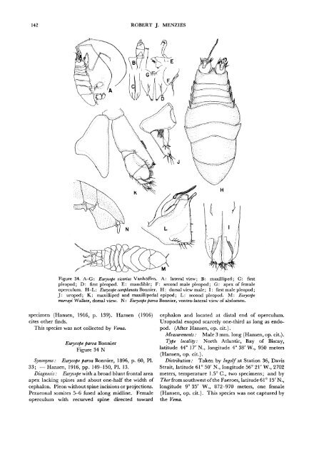 The Isopods of Abyssal Depths in the Atlantic Ocean