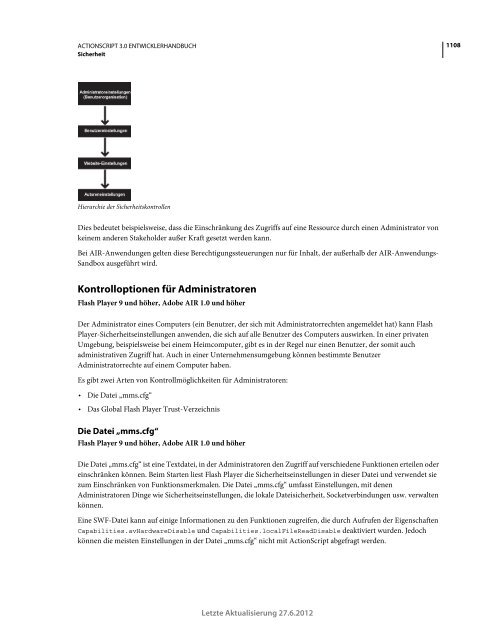 Actionscript 3 Entwicklerhandbuch