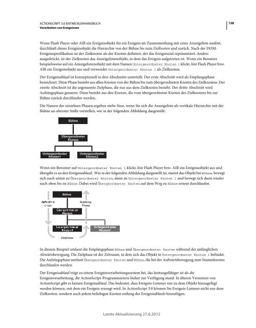 Actionscript 3 Entwicklerhandbuch