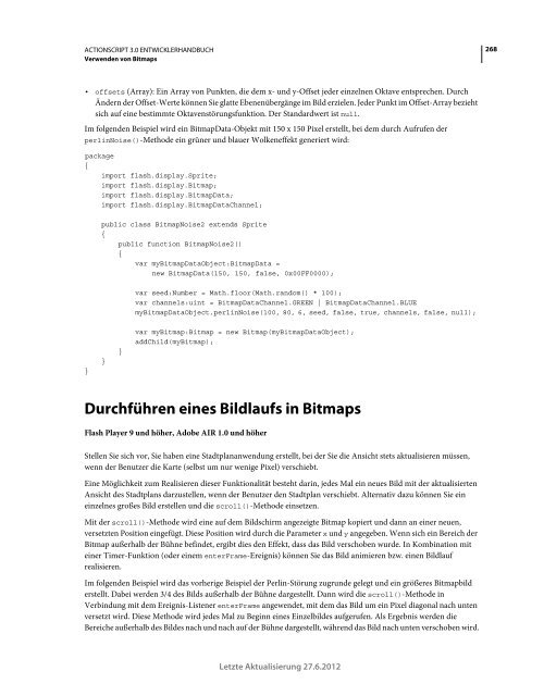 Actionscript 3 Entwicklerhandbuch