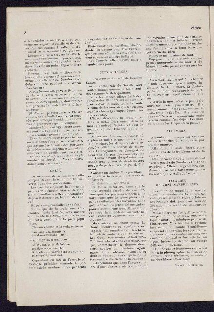 Cinéa n°20, 23/09/1921 - Ciné-ressources
