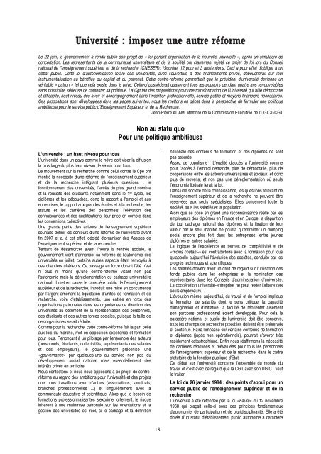 attaque contre le service public - sntrs-cgt - CNRS