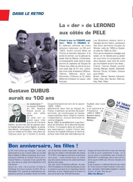 Trait d'union 10_Trait d'union 03/2006.qxd - CIF - Club des ...