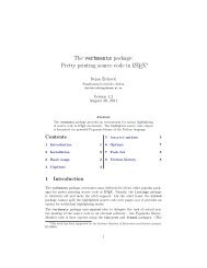 The verbments package: Pretty printing source code in LaTeX - CTAN
