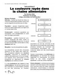 La couleuvre rayée dans la chaîne alimentaire