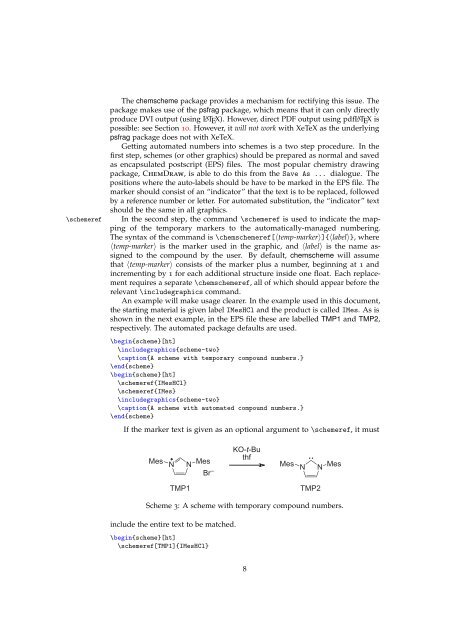 The chemstyle bundle — Schemes and style for chemistry - CTAN