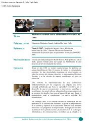 factores claves educacion