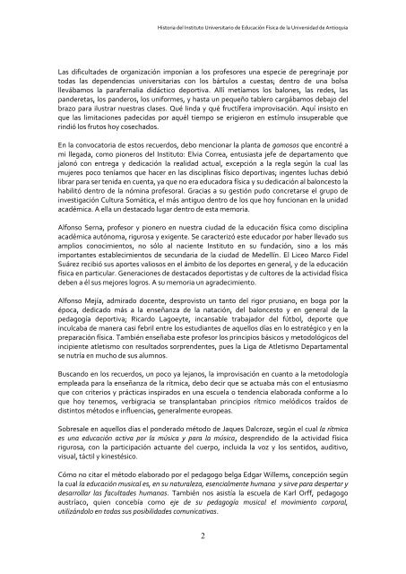 El Instituto de Educación Física que he vivido - VIREF - Biblioteca ...