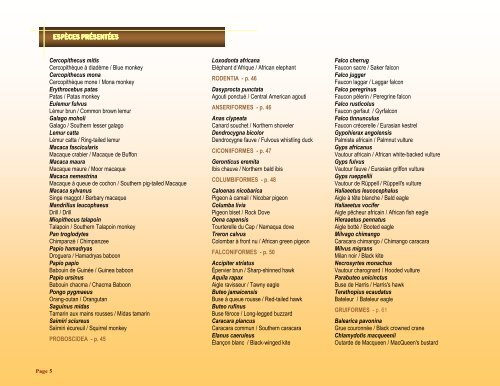 un guide d'identification détaillé des espèces CITES les plus ...