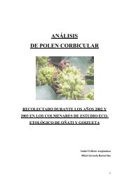 ANÁLISIS DE POLEN CORBICULAR