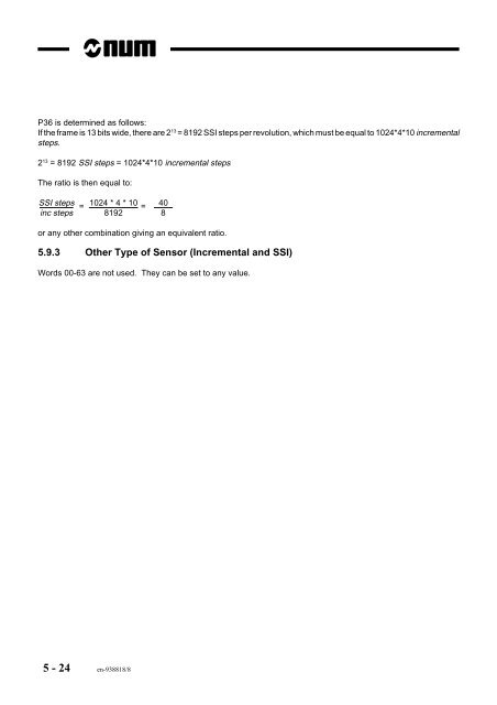 num parameter manual - Documentation CN