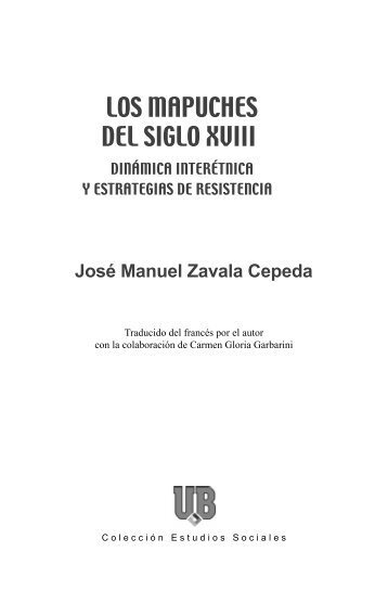 LOS MAPUCHES DEL SIGLO XVIII - Frontera de Lenguas