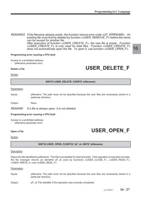 Automatic control function programming manual ladder language