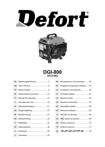 Manual DGI-800 (a1-a3_1).indd - Defort