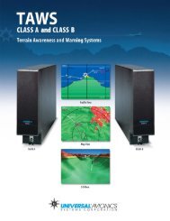 CLASS A and CLASS B - Universal Avionics