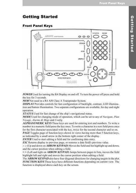 OPERATOR'S MANUAL R4 AIS Class A Transponder ... - Polaris-as.dk