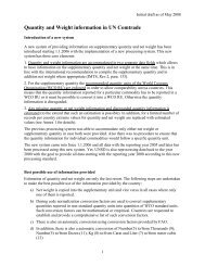 Quantity and Weight information in UN Comtrade