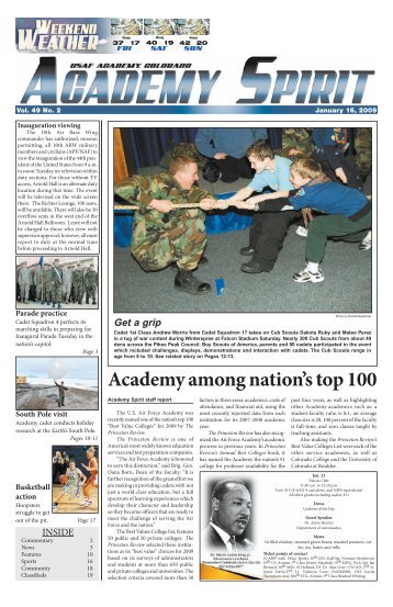 Academy among nation's top 100 - United States Air Force Academy