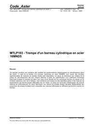 MTLP103 - Trempe d'un barreau cylindrique en acier[...] - Code_Aster