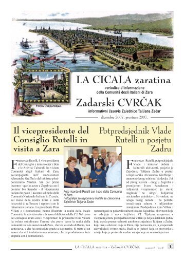 la cicala 20 12:la cicala 06 07.qxd - Italiani di Zara