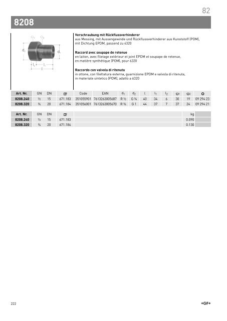 JRG Armaturen Robinetterie JRG Rubinetteria JRG ... - CCTB SA