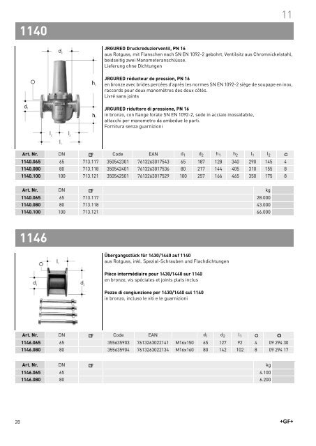 JRG Armaturen Robinetterie JRG Rubinetteria JRG ... - CCTB SA