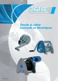 Treuils à câble manuels et électriques - CMCO France