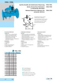 Auf / Zu-Ventile mit elektrischer Steuerung 1703 / 1704 Vanne d ...