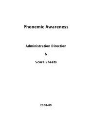 Phonemic Awareness