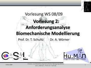 Biomechanische Modellierung