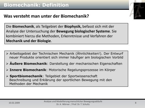 Biomechanische Modellierung