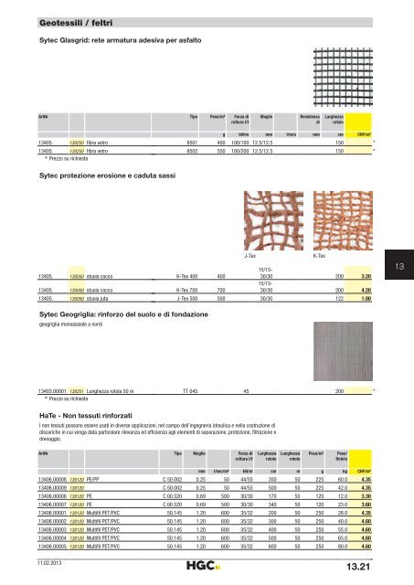 Catalogo Materiale da costruzione 2013 - HG Commerciale