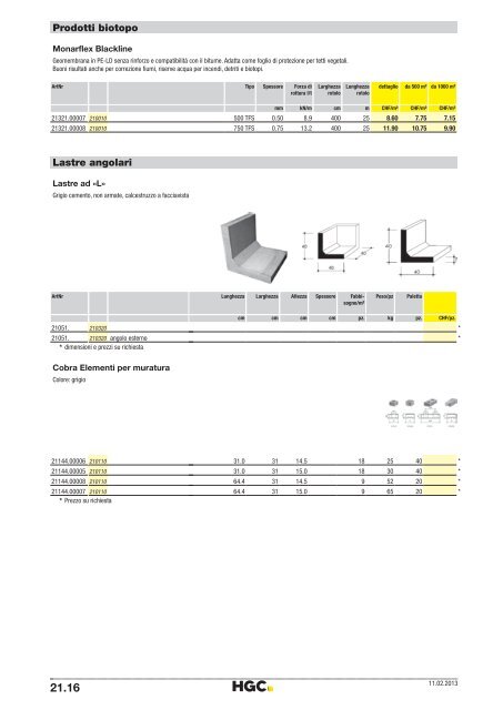 Catalogo Materiale da costruzione 2013 - HG Commerciale