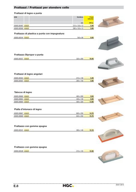 Catalogo Materiale da costruzione 2013 - HG Commerciale