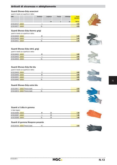 Catalogo Materiale da costruzione 2013 - HG Commerciale