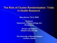 Design and Analysis of Cluster Randomization Trials In Health ...