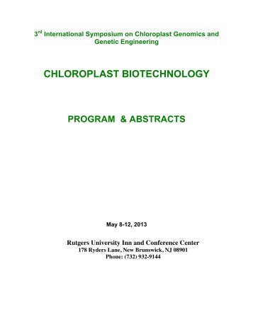 Download the full Program and Abstract Book. - 3rd International ...