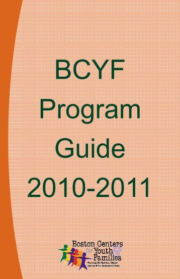 BCYF Program Guide 2010-2011 - Boston Public Schools