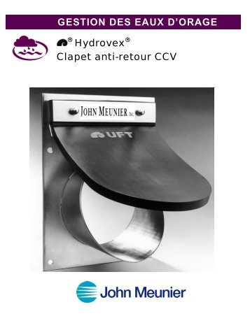 Hydrovex™ Clapet anti-retour CCV