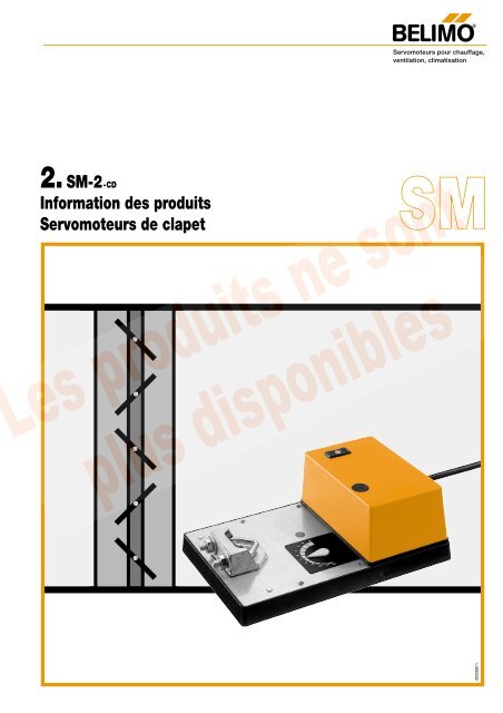 SM24-SR Servomoteur de clapet 15 Nm - Belimo