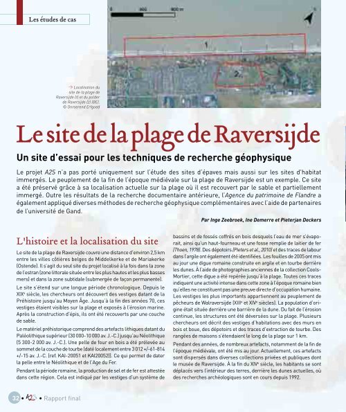 Un projet d'archéologie maritime transfrontalier