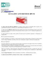 Clapet anti-retour BPF-M - Hellopro