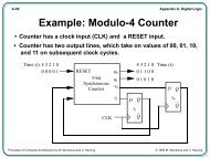 Example: Modulo-4 Counter