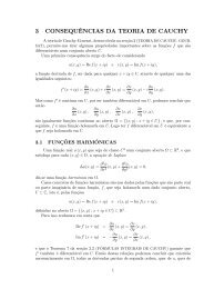 3 CONSEQULNCIAS DA TEORIA DE CAUCHY