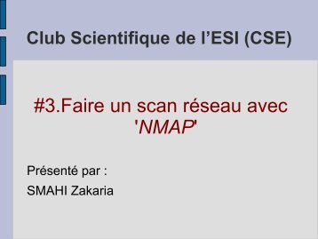 Download (PDF, 512KB) - Club Scientifique de l'ESI