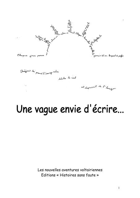 Une Vague Envie D Ecrire
