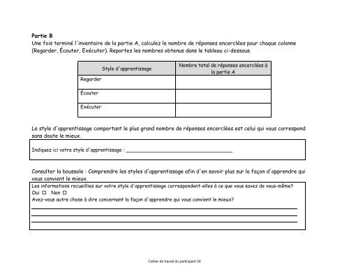 Itinéraire autochtone en compétences essentielles: - Douglas College