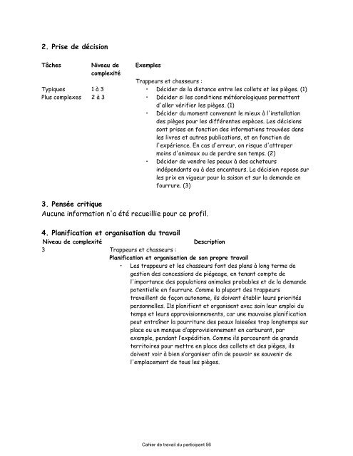 Itinéraire autochtone en compétences essentielles: - Douglas College