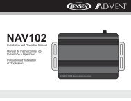 NAV102 - Audiovox